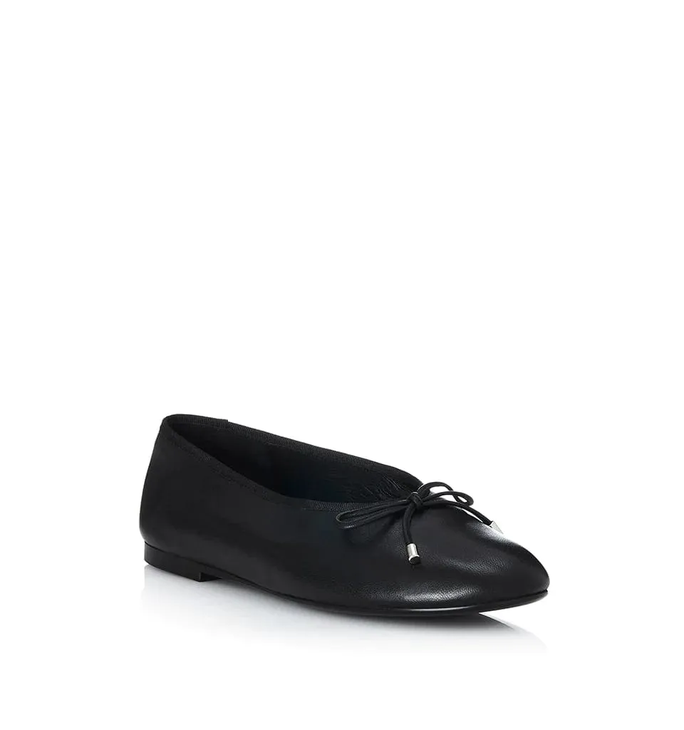 Alias Mae | Pixie Ballet Flat - Black Leather