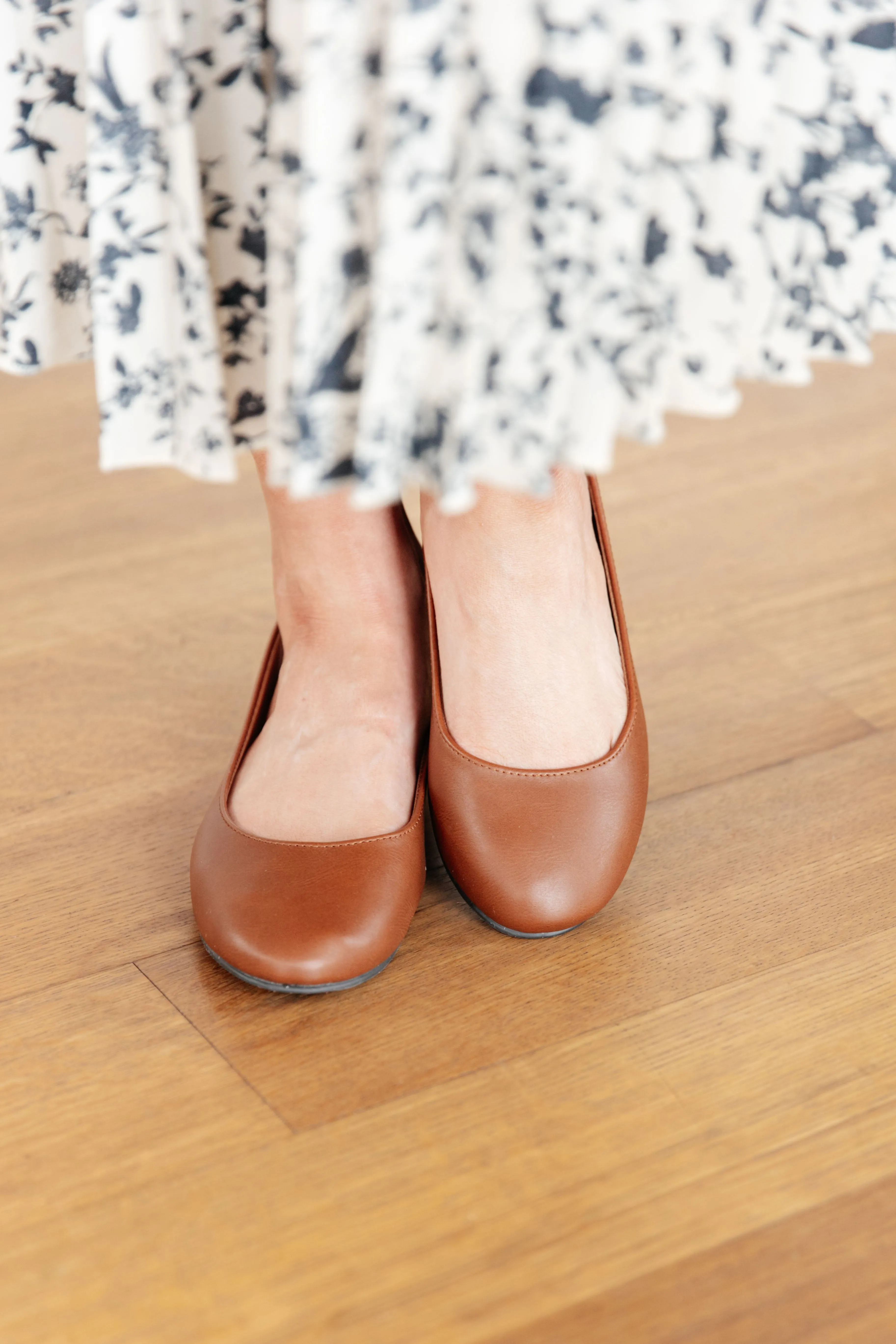 Ballet Flats in Camel