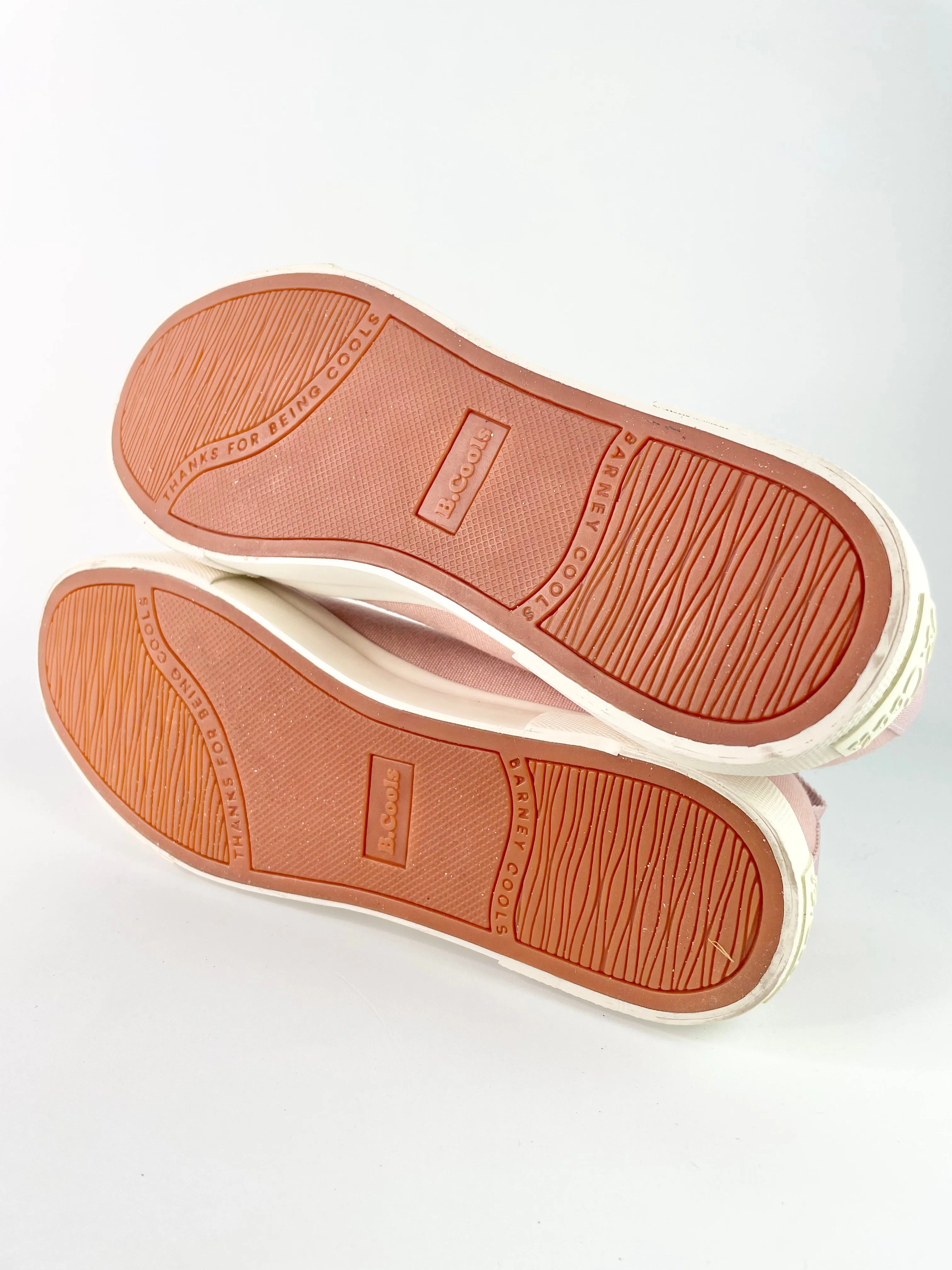 Barney Cools Poolside Pink Canvas Sneakers - EU43