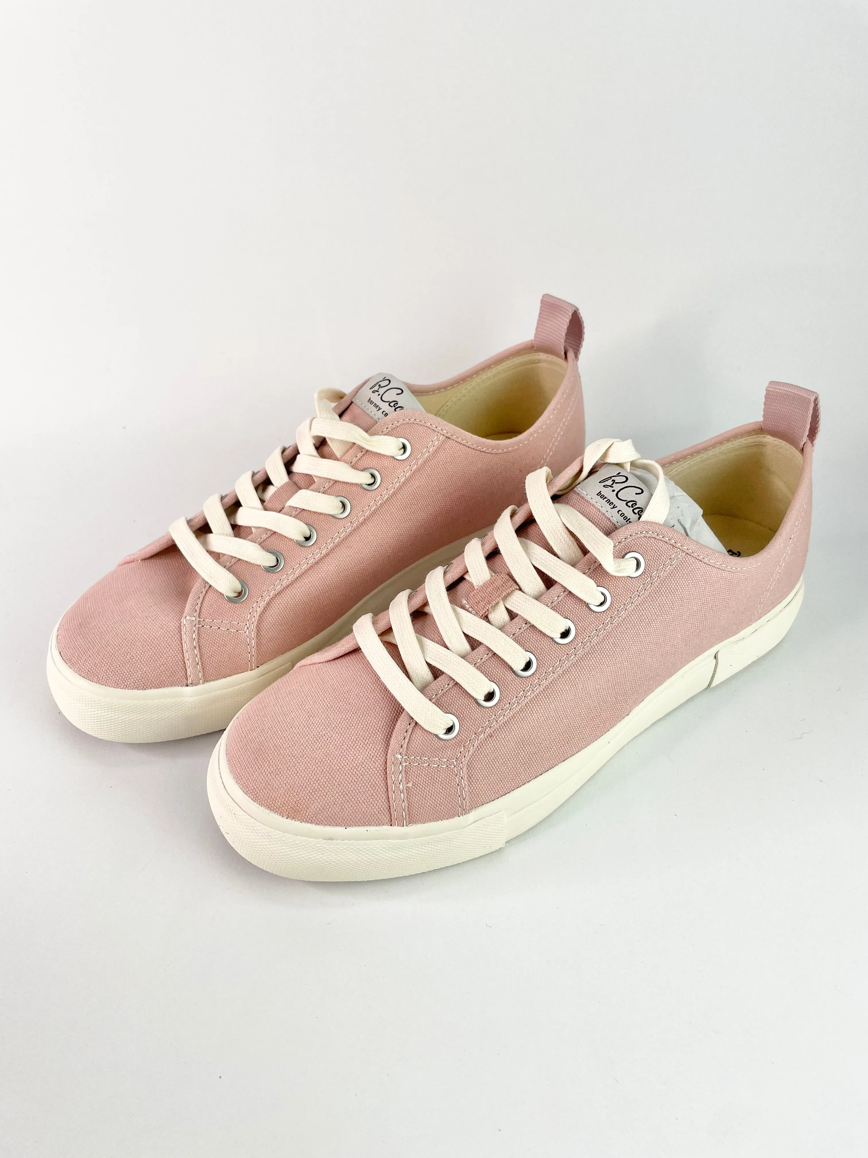 Barney Cools Poolside Pink Canvas Sneakers - EU43