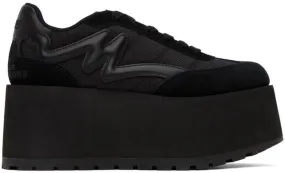 Black 'The Platform Jogger' Sneakers