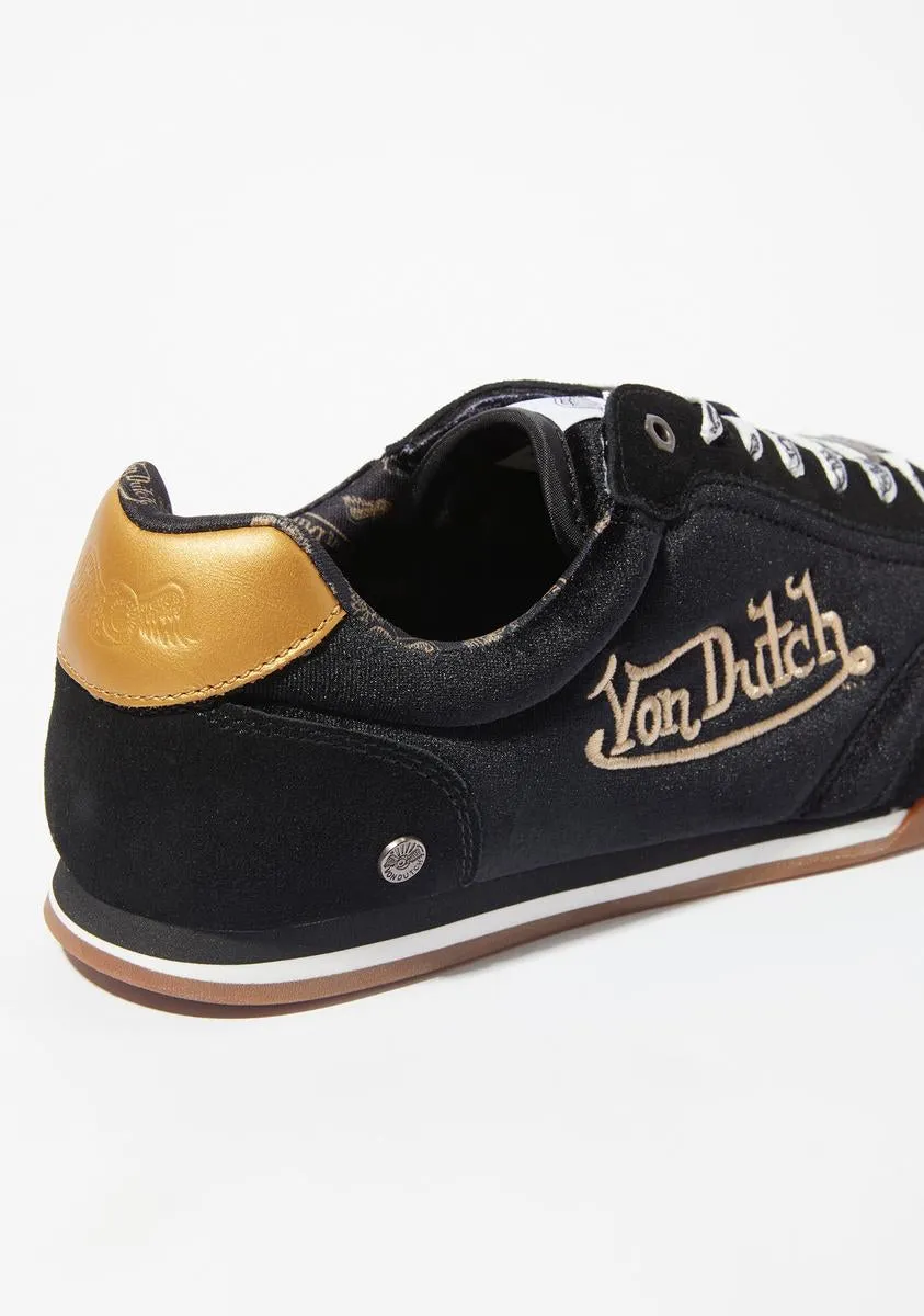 Black Vanderdutch Velvet Sneakers