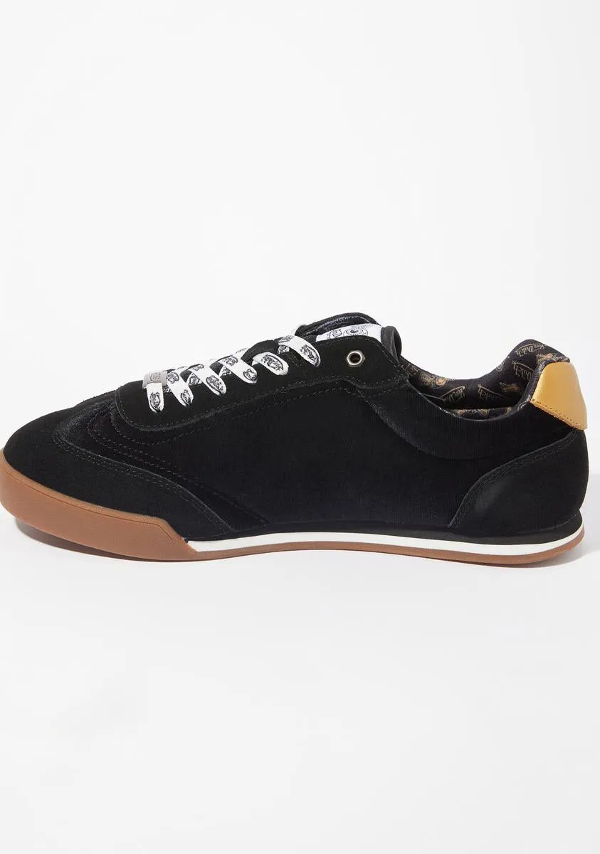 Black Vanderdutch Velvet Sneakers