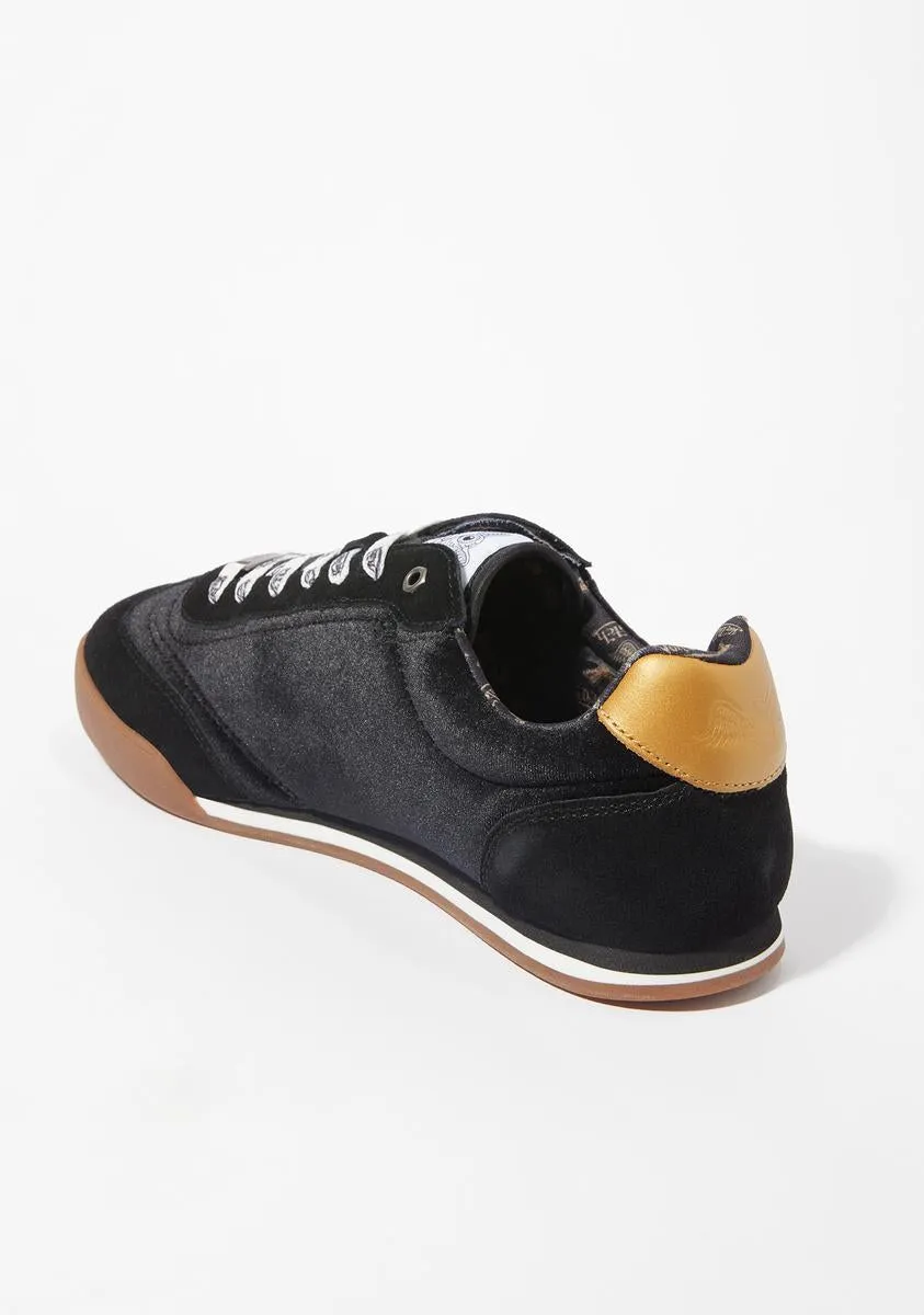 Black Vanderdutch Velvet Sneakers