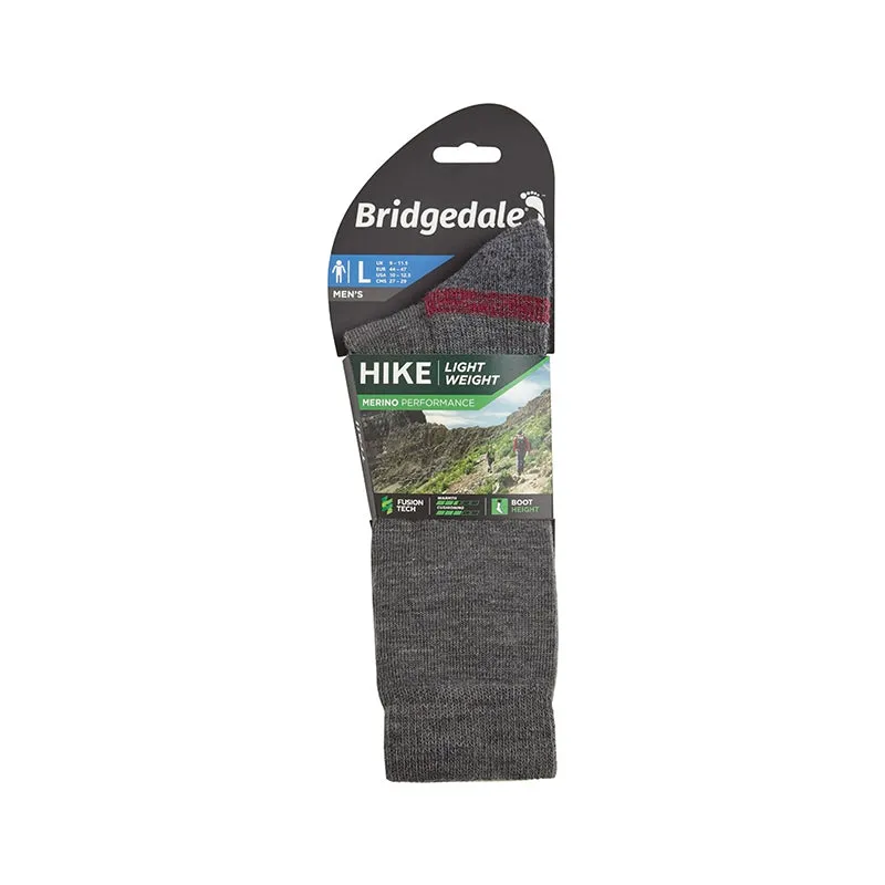 Bridgedale Men's Lightweight Merino Performance Boot Socks