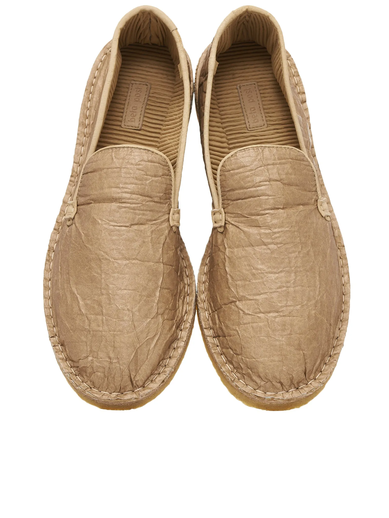 Cardboard Slip-On Shoes (B02QSE-01-BEIGE)