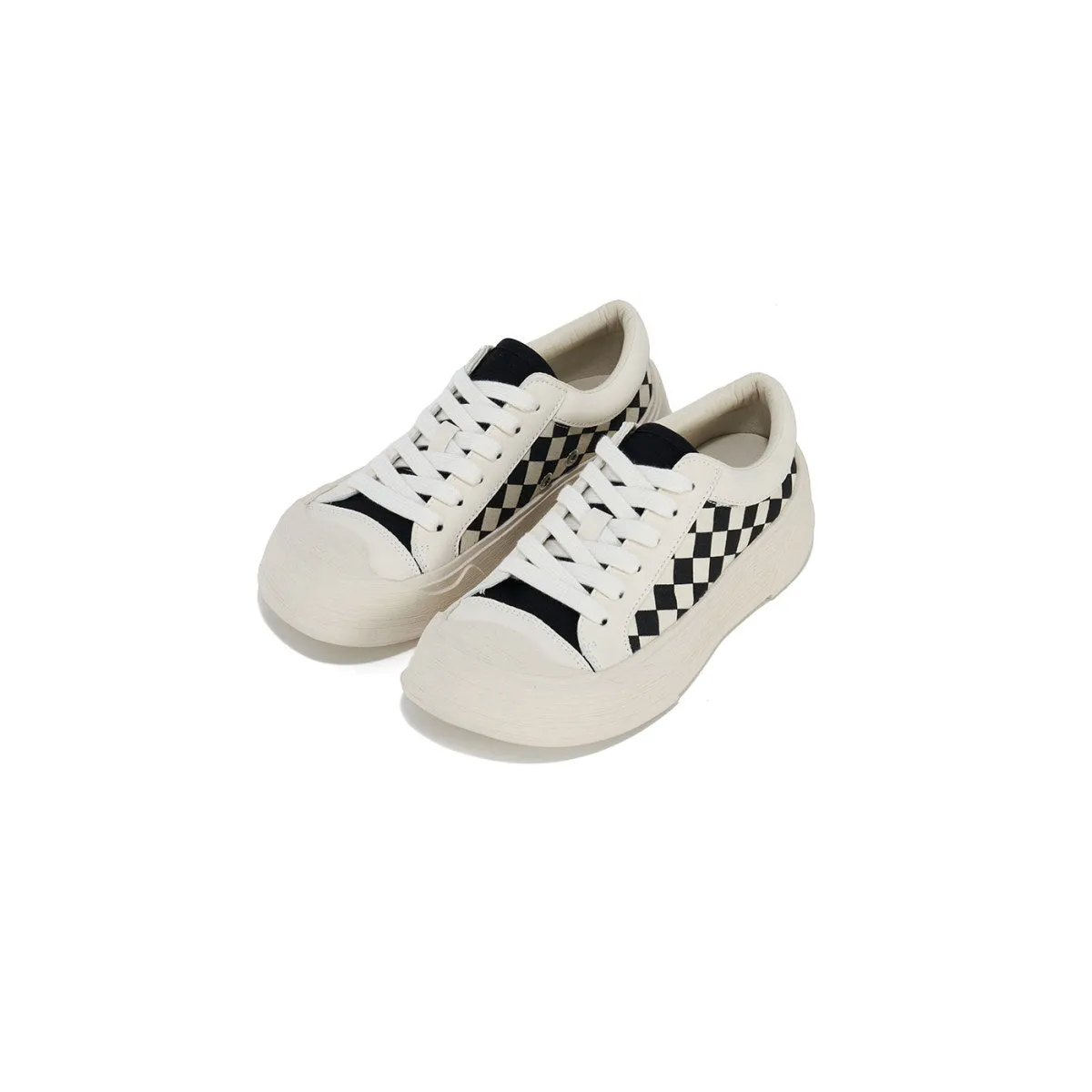 Expressive Platform Canvas Sneakers