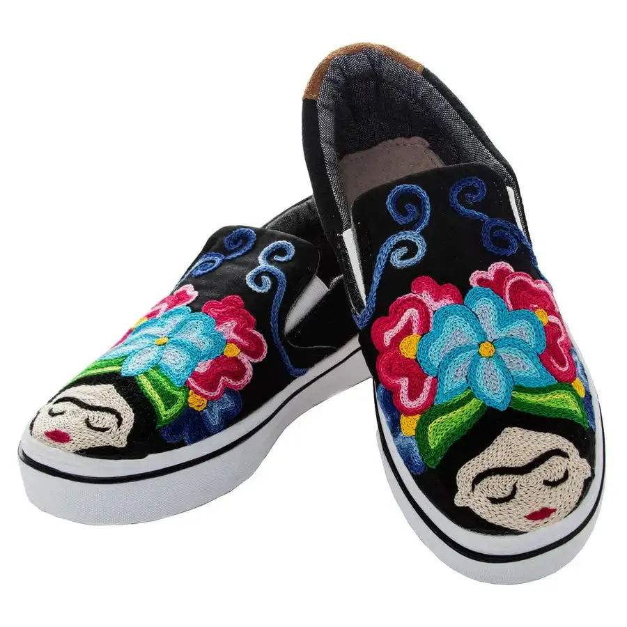 Frida Embroidered Sneakers