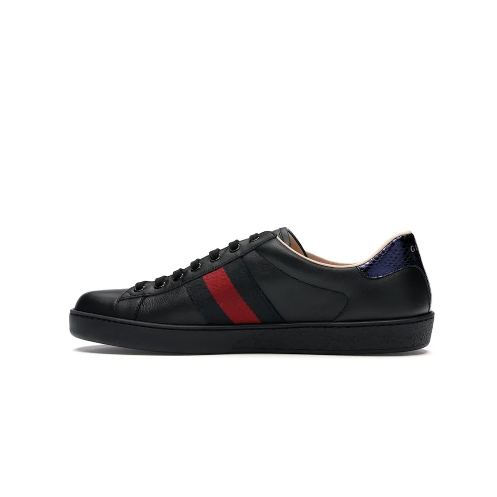 Gucci Ace Embroidered Black