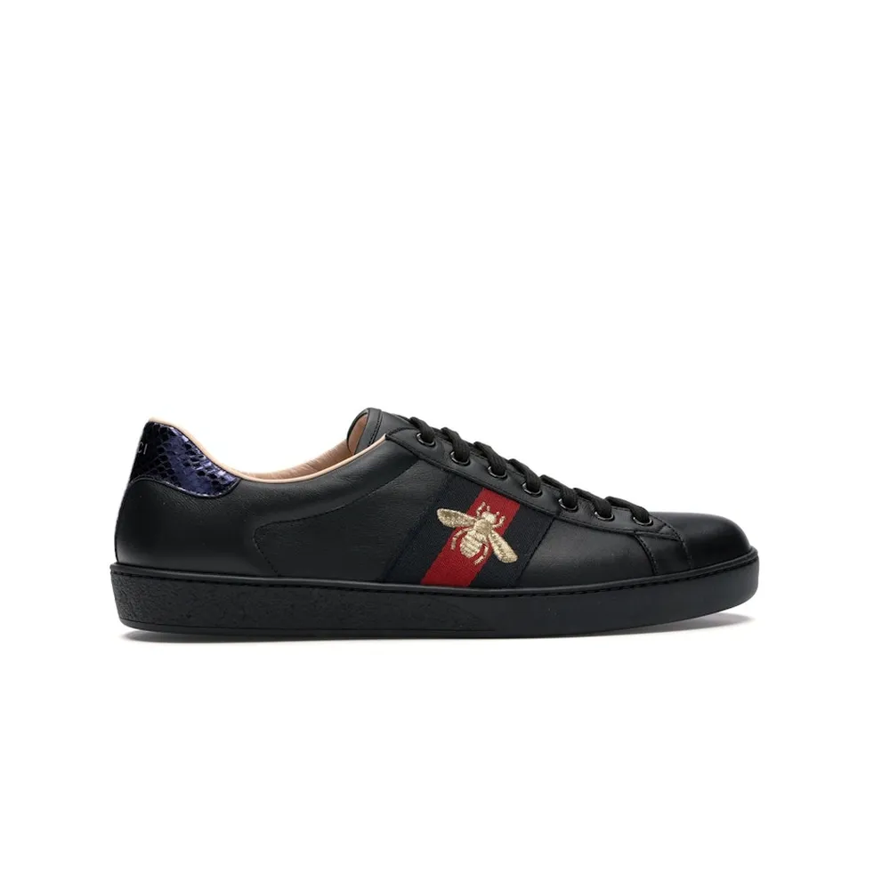 Gucci Ace Embroidered Black