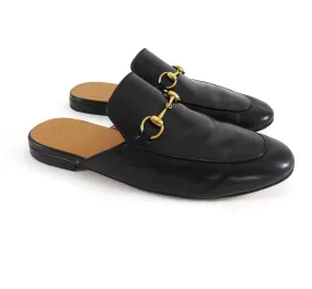 Gucci Horsebit Black Slip-On Loafers - 10