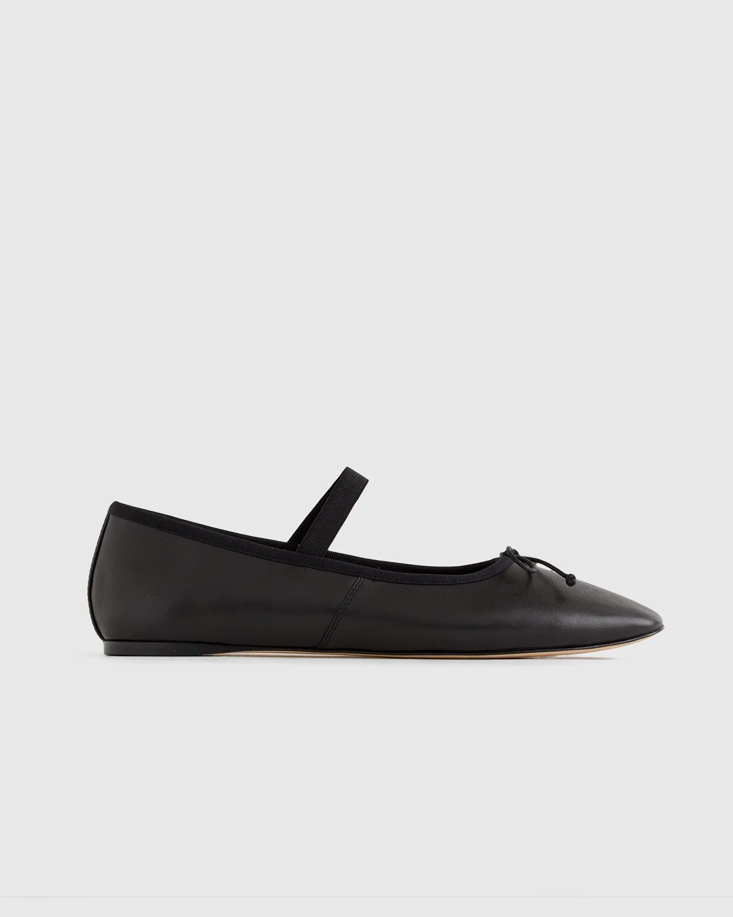 Italian Leather Mary-Jane Ballet Flat