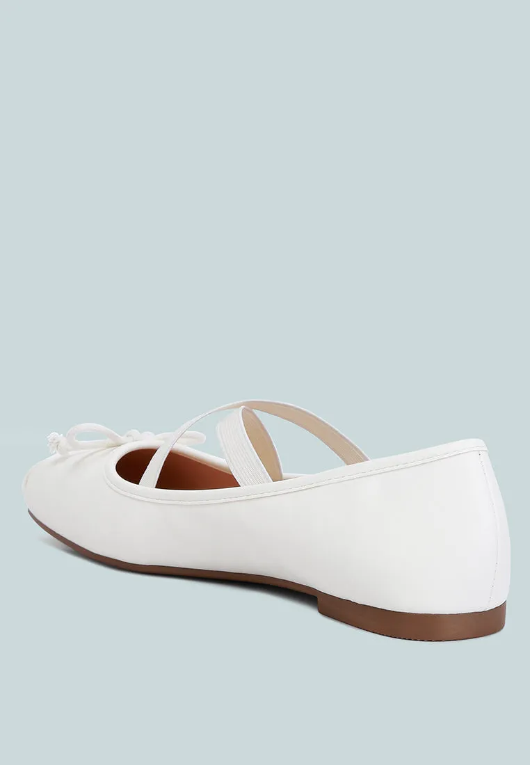 Leina Recycled Faux Leather Ballet Flats