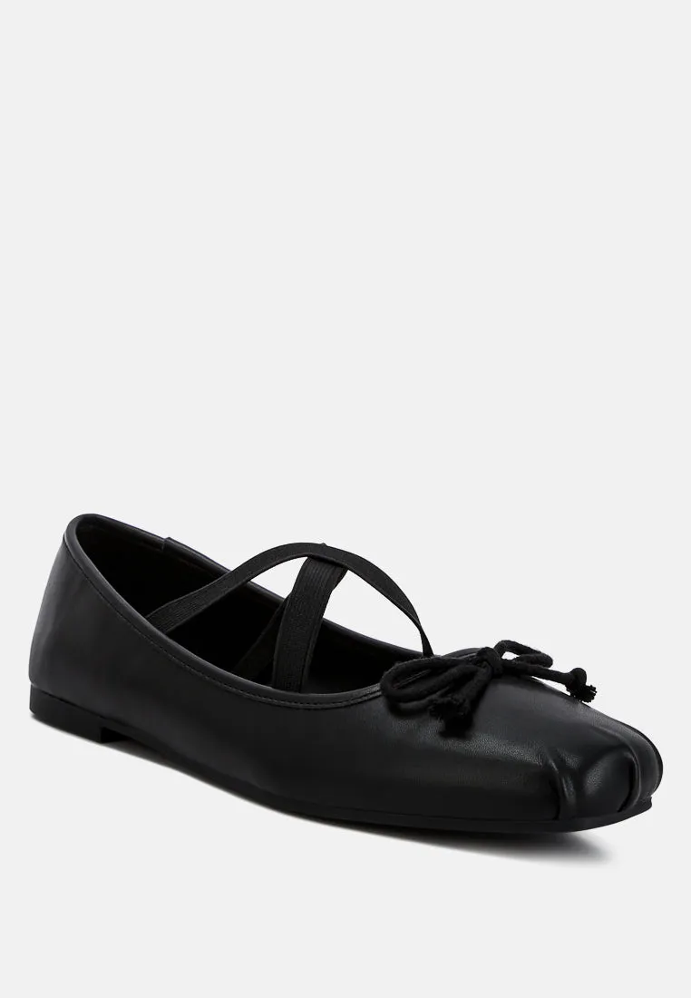 Leina Recycled Faux Leather Ballet Flats