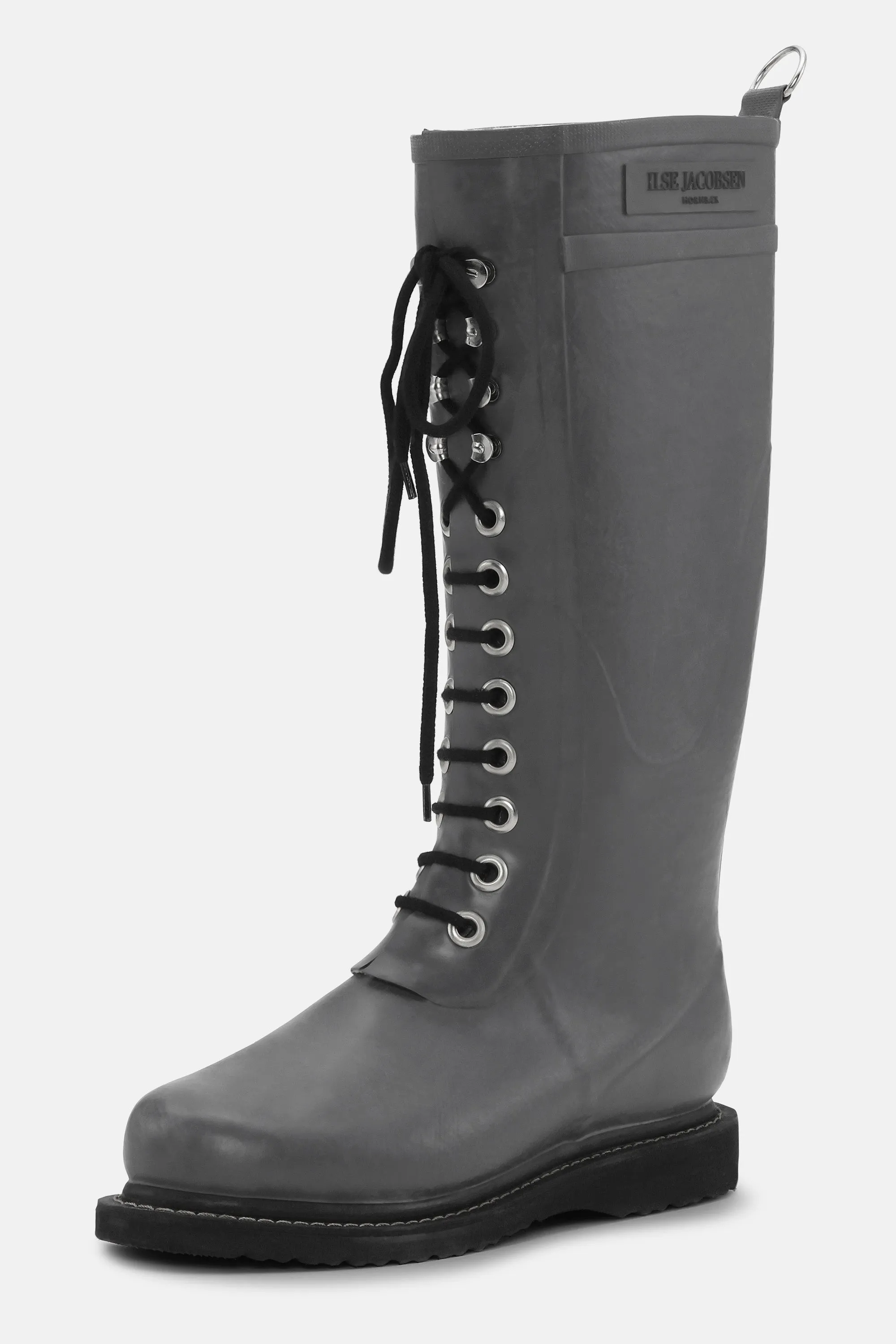 Long Rubber Boots - Grey