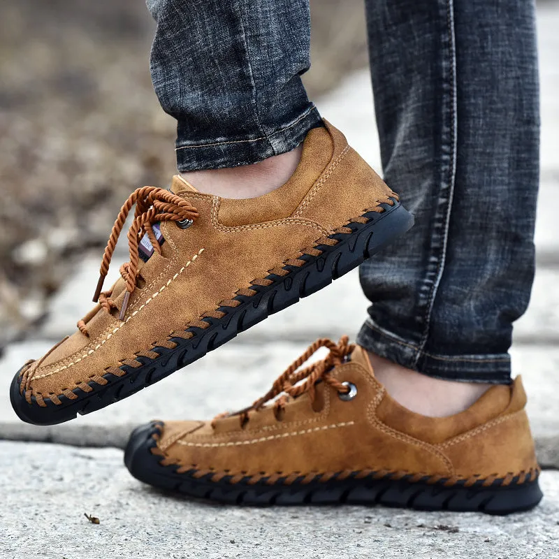 Men's Casual Breathable Leather Moccasins