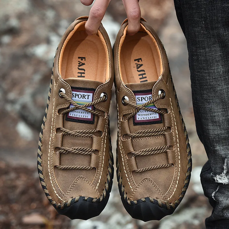 Men's Casual Breathable Leather Moccasins