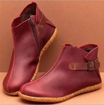 Round Toe Women Boots