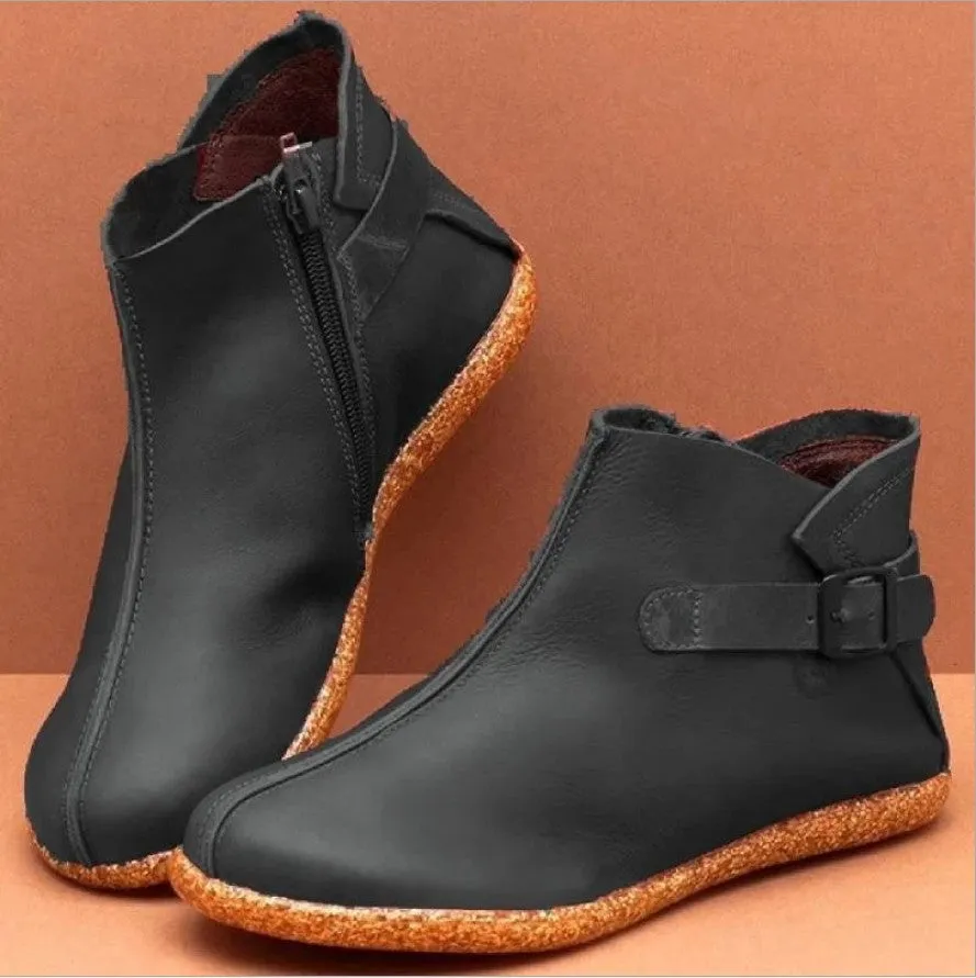 Round Toe Women Boots