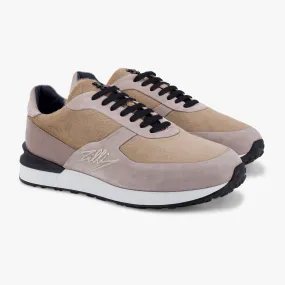 Suede Calfskin Sneakers with ZILLI Signature