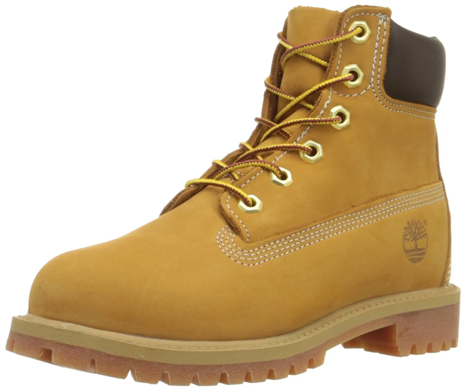 Timberland Big Kids 6 Inch Premium Waterproof Boots Wheat