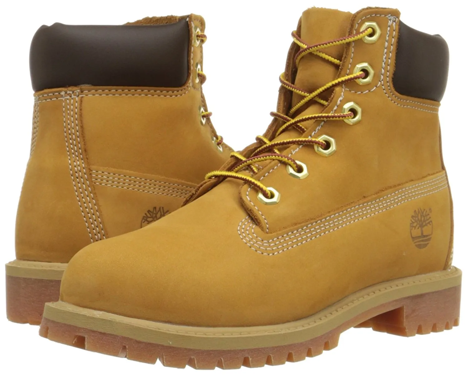 Timberland Big Kids 6 Inch Premium Waterproof Boots Wheat