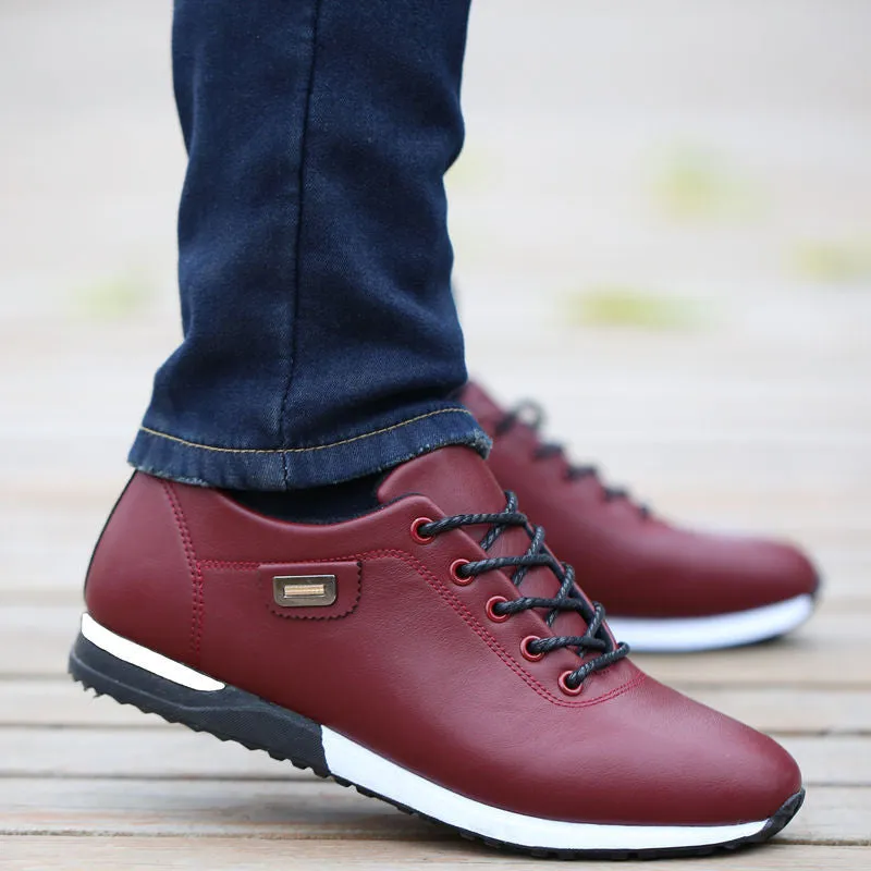 Waterproof leather sneakers For Men