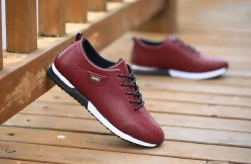 Waterproof leather sneakers For Men