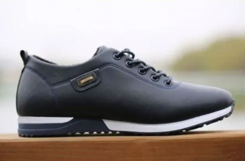 Waterproof leather sneakers For Men