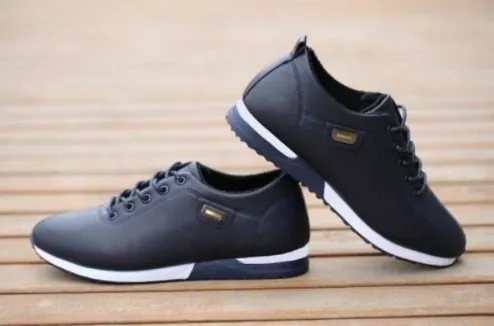 Waterproof leather sneakers For Men