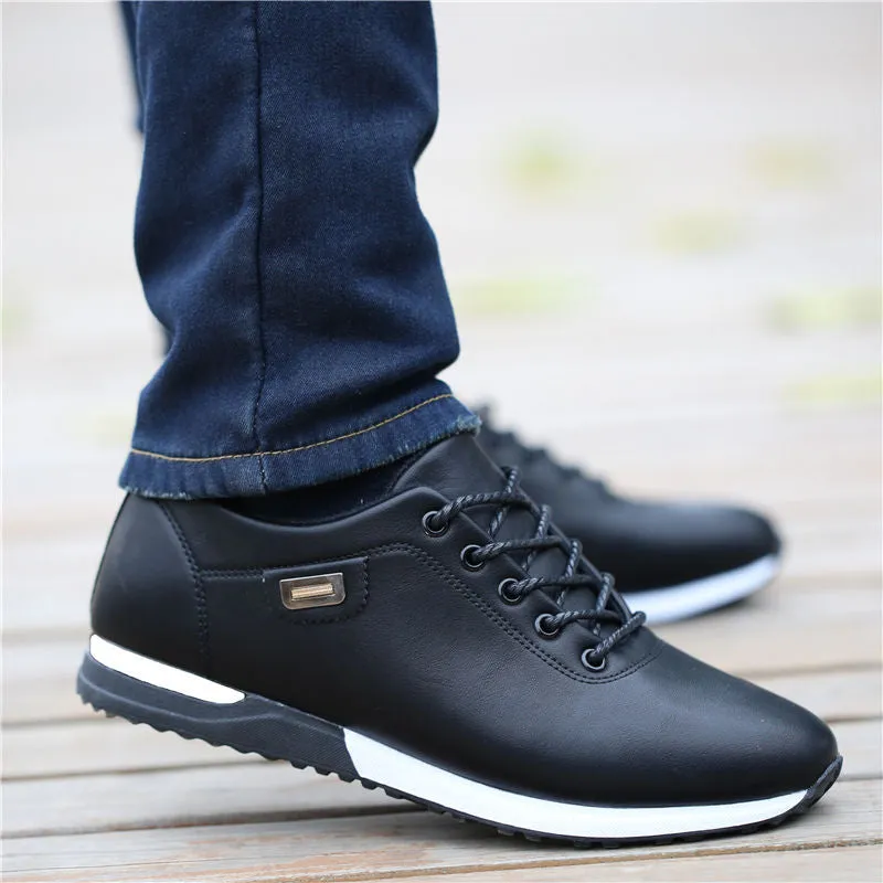 Waterproof leather sneakers For Men