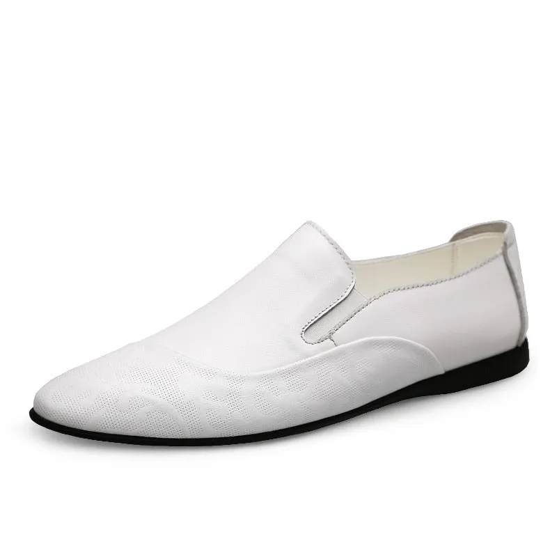 West Louis™ Genuine Leather Slip-on Loafers