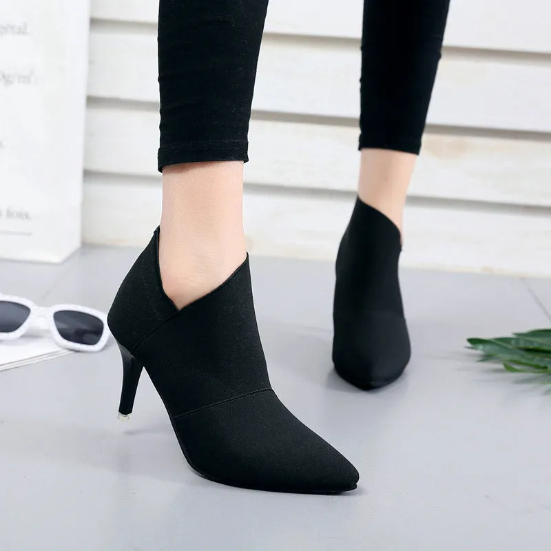 Women's Autumn High Heel Boots