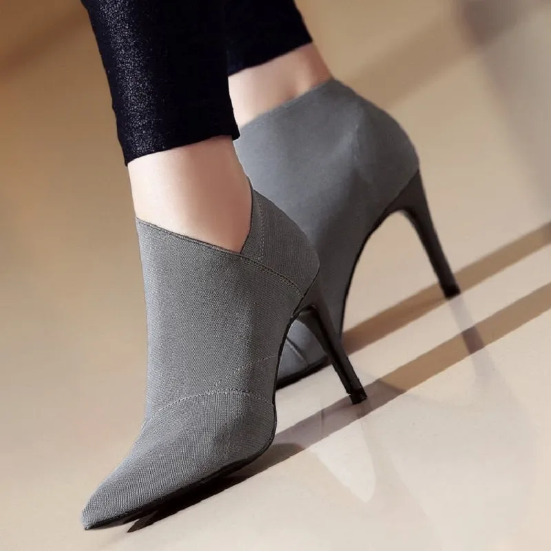 Women's Autumn High Heel Boots