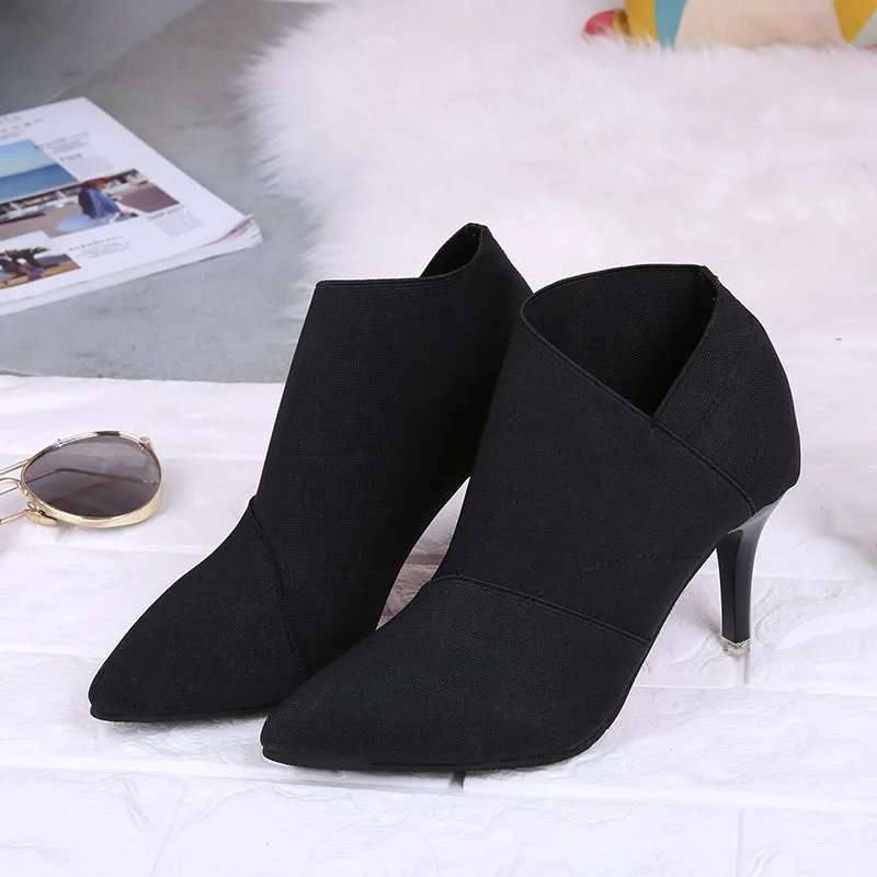 Women's Autumn High Heel Boots