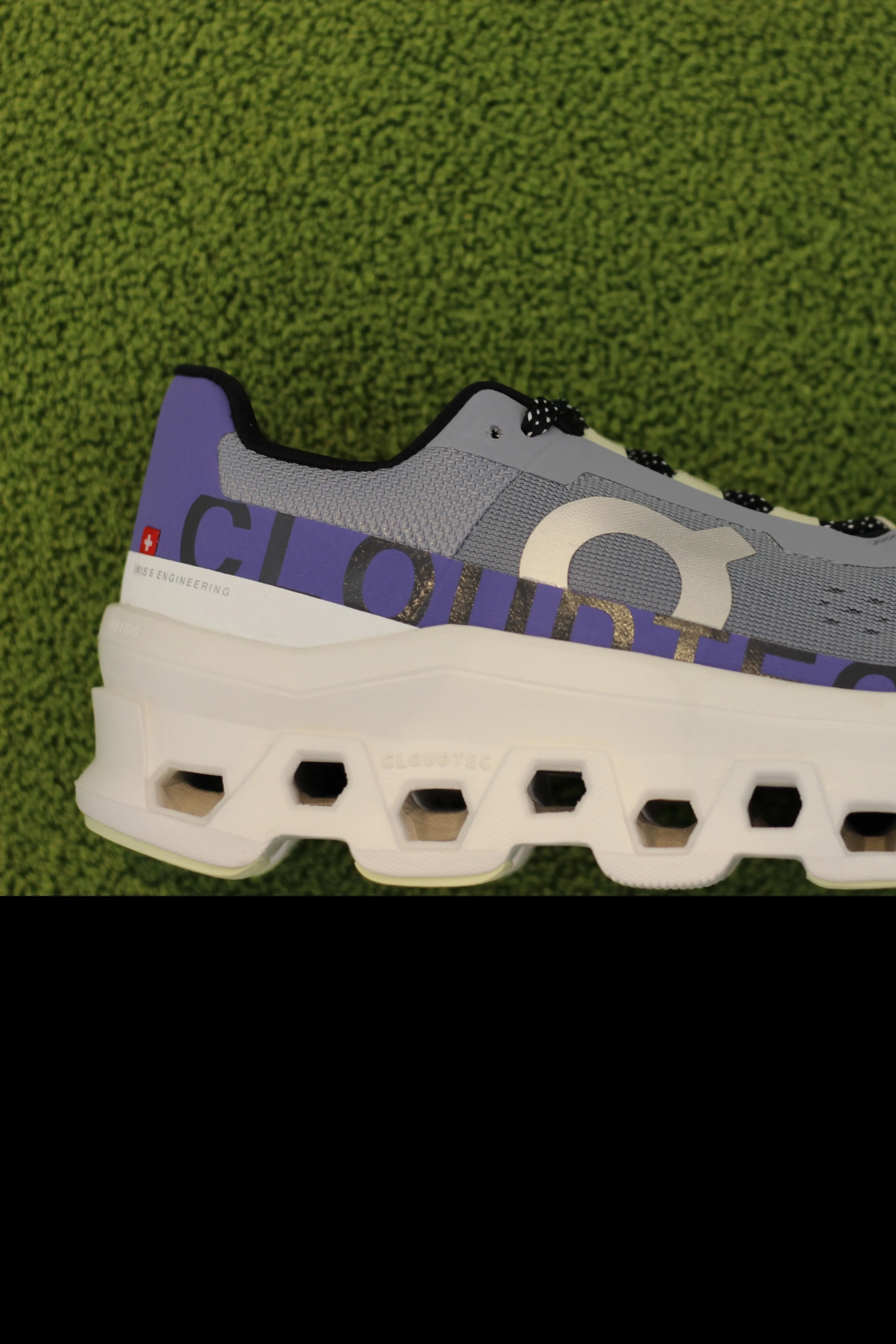 Womens Cloudmonster Sneaker - Mist/Blueberry Synthetic/Mesh